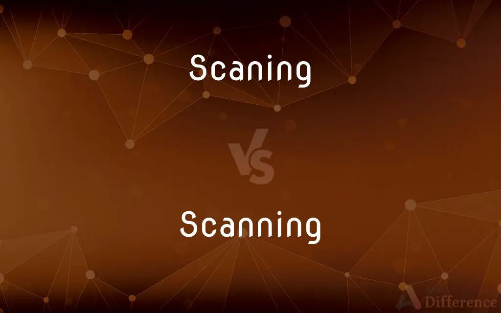 Scaning vs. Scanning — Which is Correct Spelling?