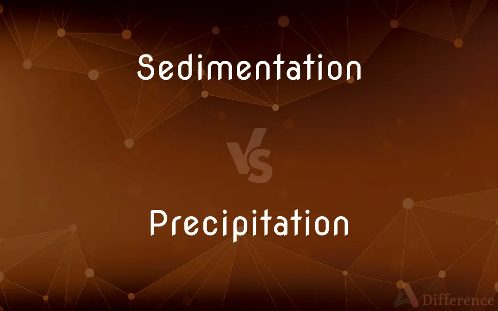 Sedimentation vs. Precipitation — What's the Difference?