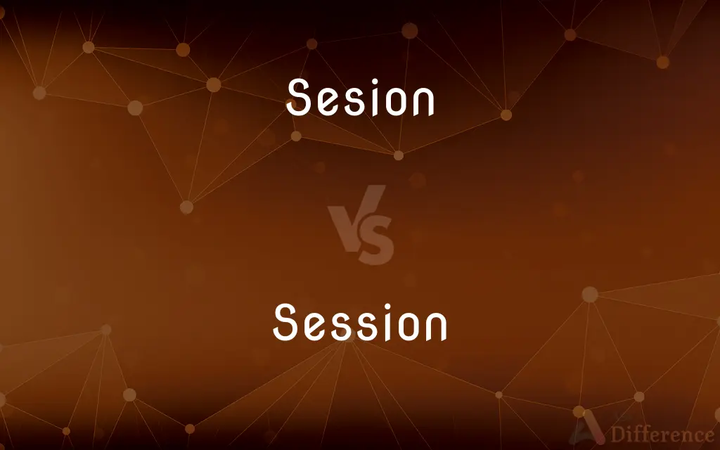 Sesion vs. Session — Which is Correct Spelling?