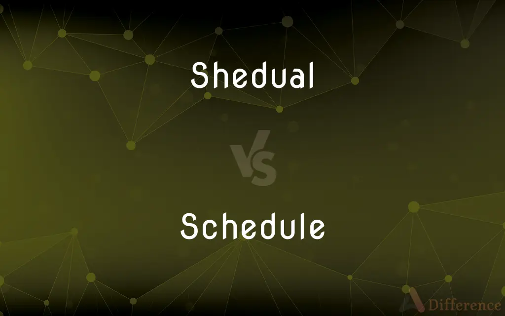 Shedual vs. Schedule — Which is Correct Spelling?