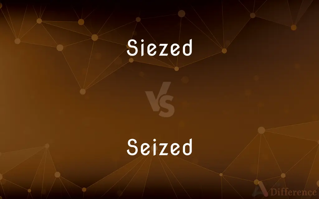 Siezed vs. Seized — Which is Correct Spelling?