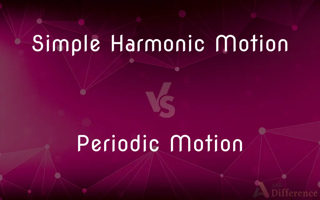 Simple Harmonic Motion vs. Periodic Motion — What's the Difference?