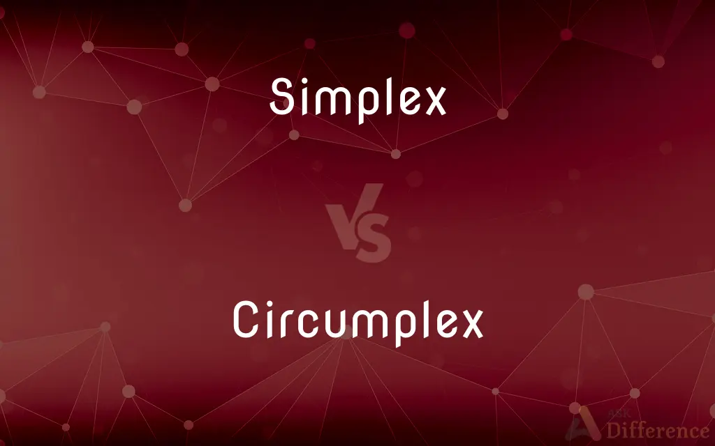 Simplex vs. Circumplex — What's the Difference?