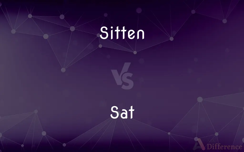 Sitten vs. Sat — Which is Correct Spelling?