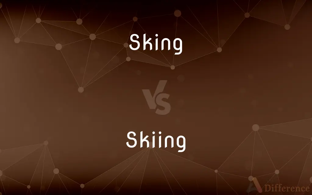 Sking vs. Skiing — Which is Correct Spelling?