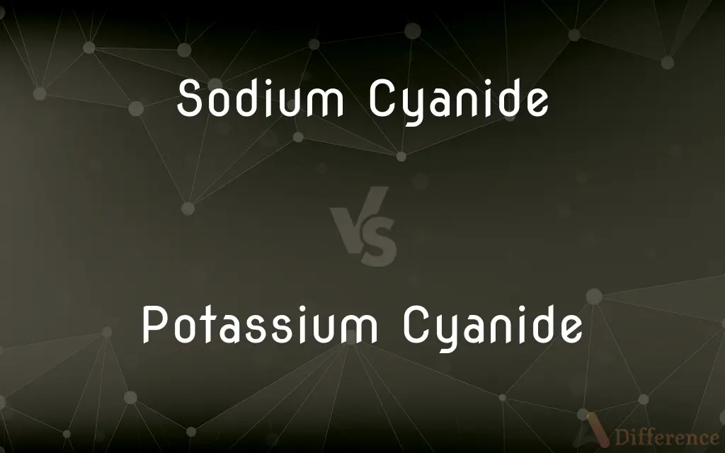 Sodium Cyanide vs. Potassium Cyanide — What's the Difference?