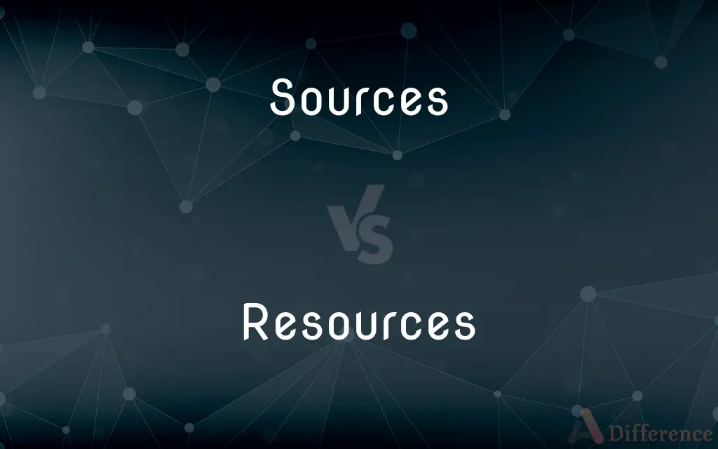 Sources vs. Resources — What's the Difference?