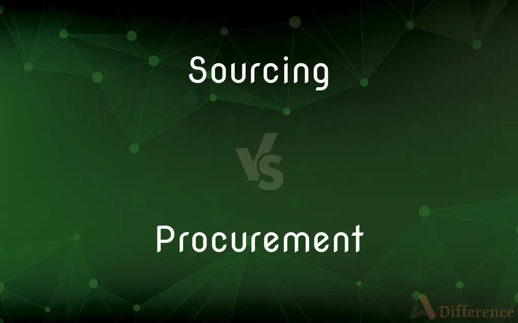 Sourcing vs. Procurement — What's the Difference?