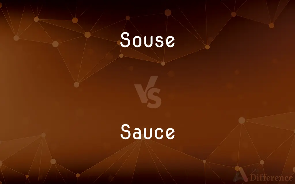Souse vs. Sauce — What's the Difference?