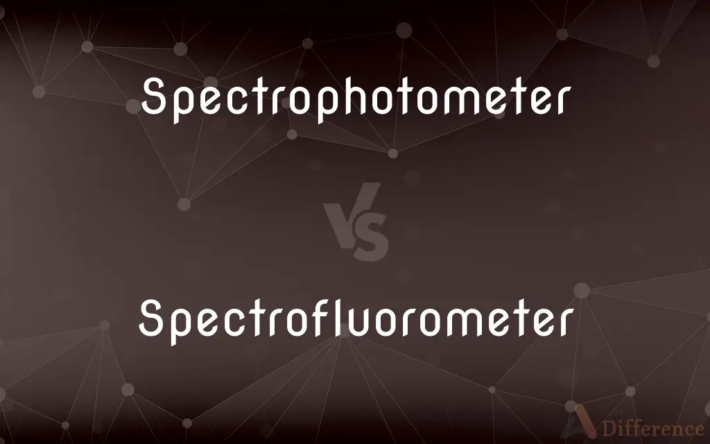 Spectrophotometer vs. Spectrofluorometer — What's the Difference?