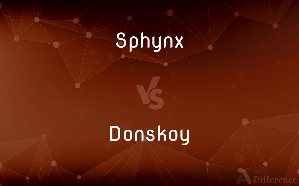 Sphynx vs. Donskoy — What's the Difference?