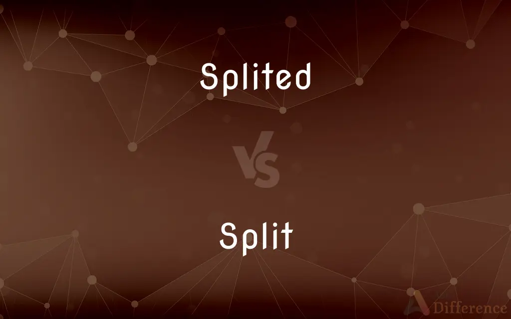 Splited vs. Split — Which is Correct Spelling?
