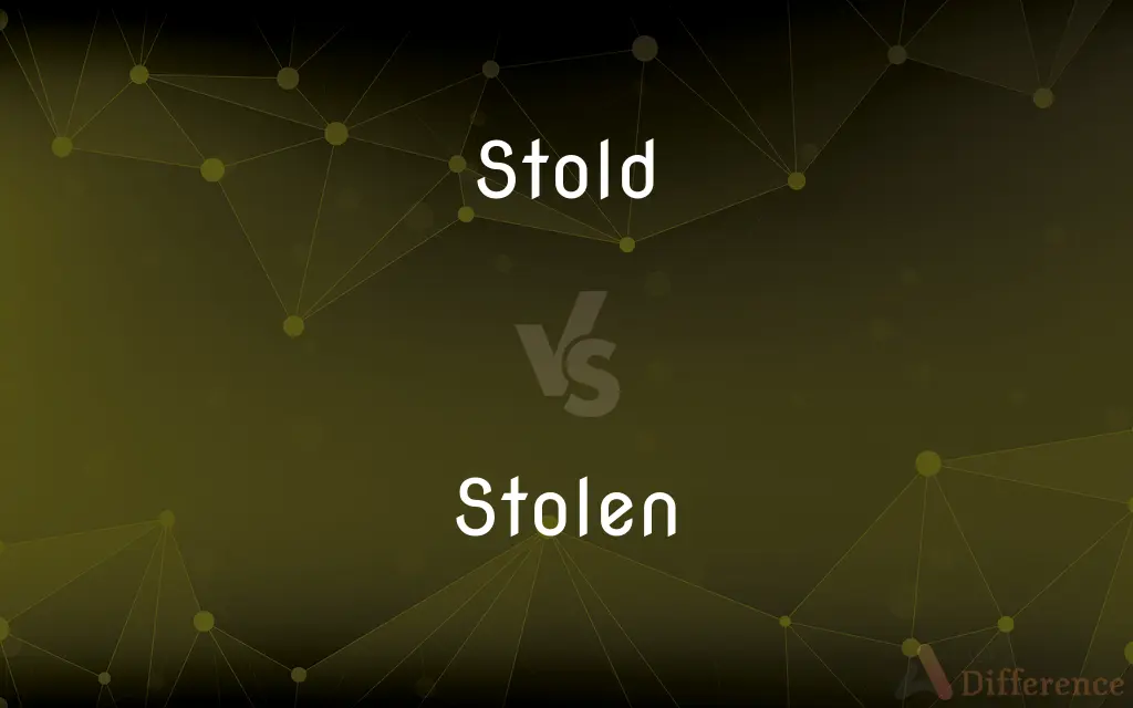 Stold vs. Stolen — Which is Correct Spelling?