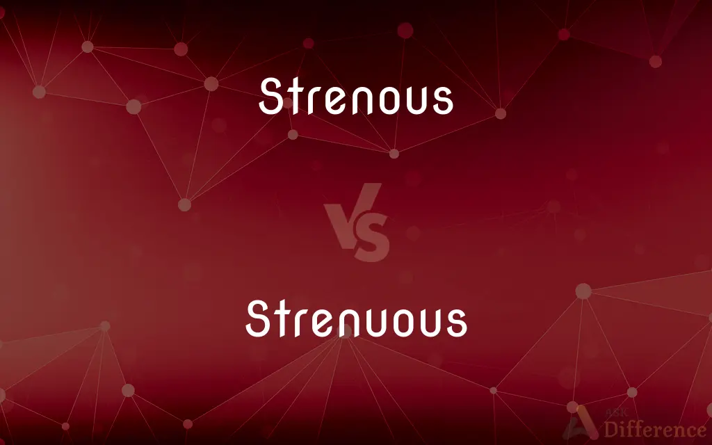 Strenous vs. Strenuous — Which is Correct Spelling?