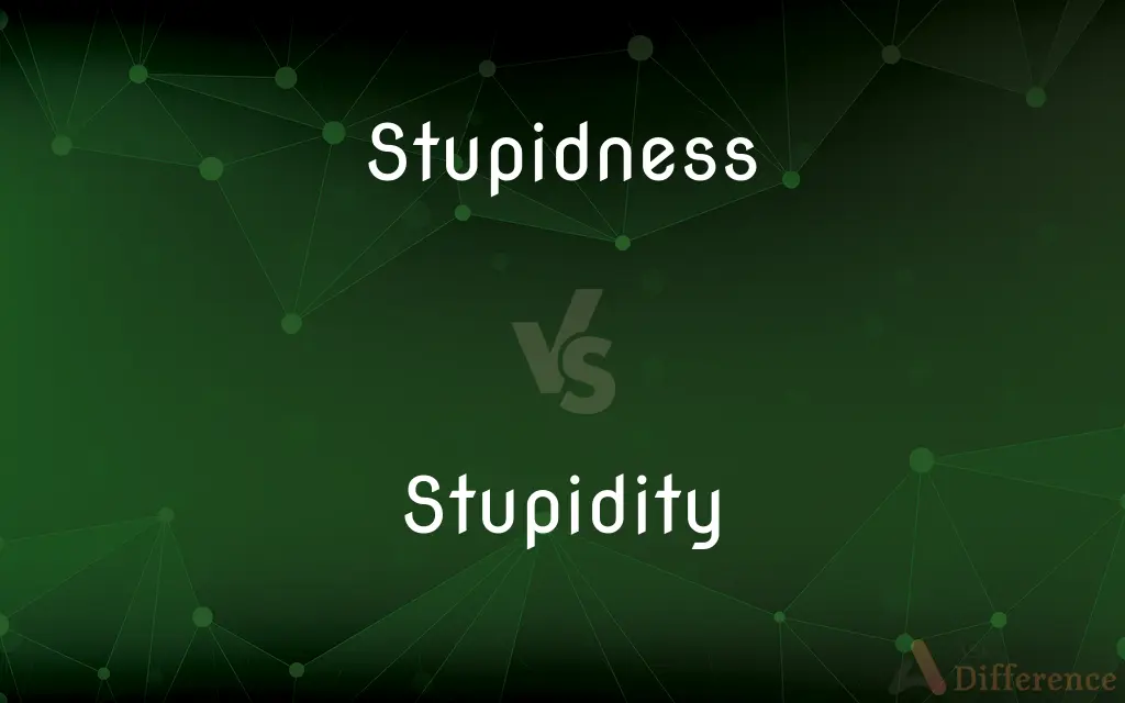 Stupidness vs. Stupidity — What's the Difference?