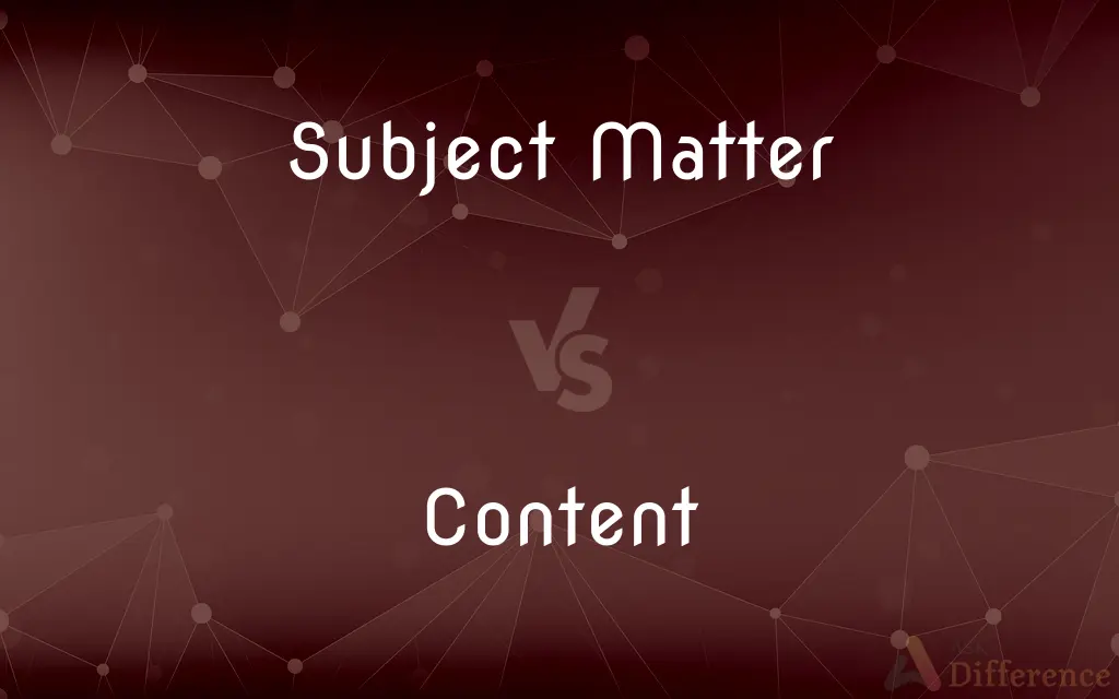  Subject Matter Vs Content What s The Difference 