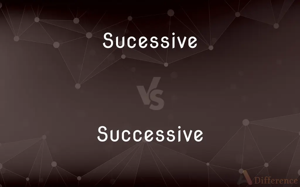 Sucessive vs. Successive — Which is Correct Spelling?
