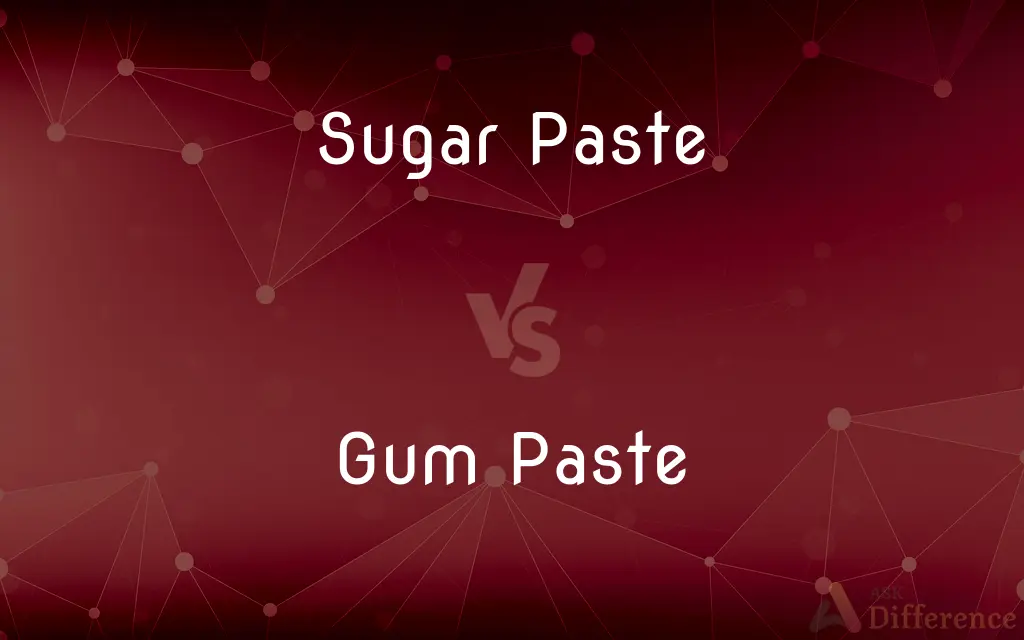 Sugar Paste vs. Gum Paste — What's the Difference?