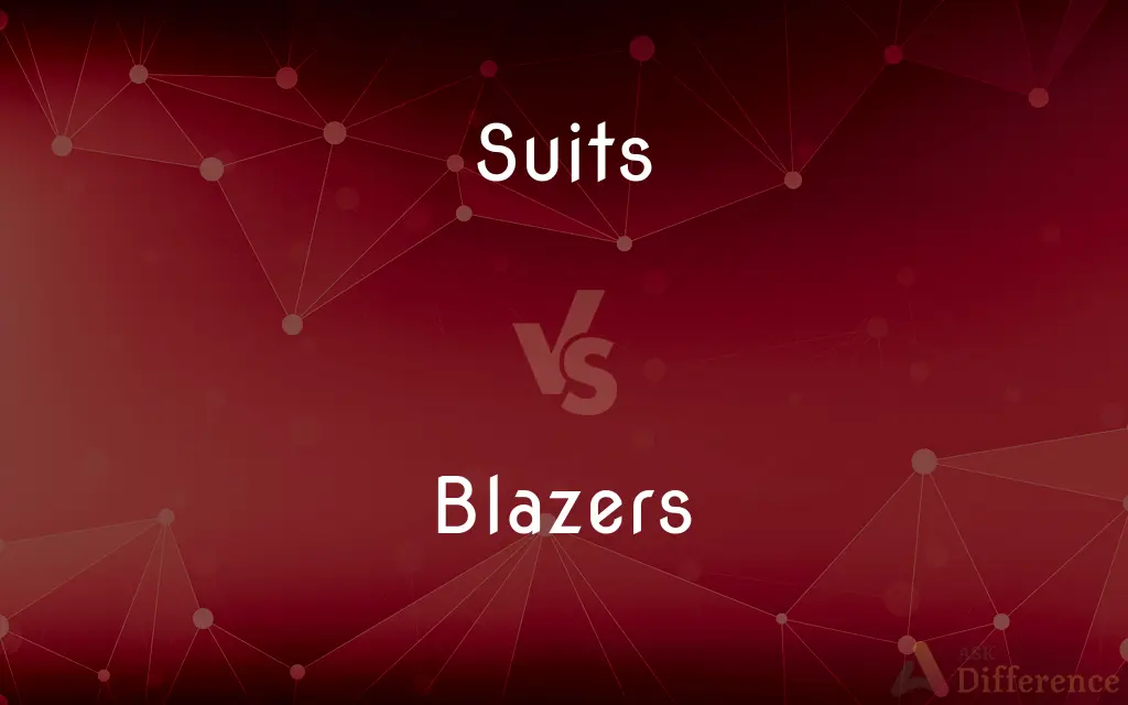 Suits vs. Blazers — What's the Difference?