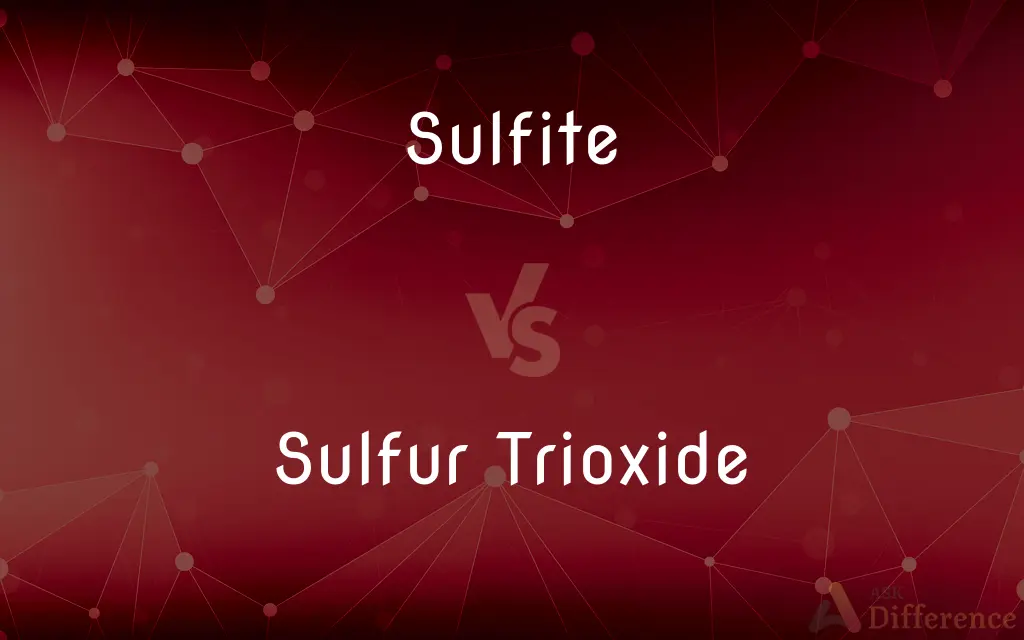 Sulfite Vs Sulfur Trioxide — Whats The Difference 3040
