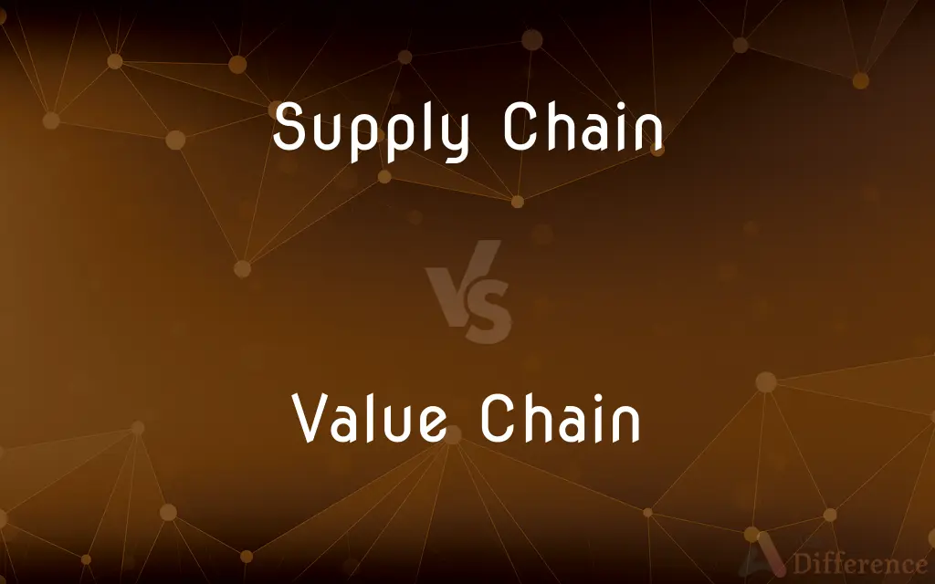 Supply Chain vs. Value Chain — What's the Difference?