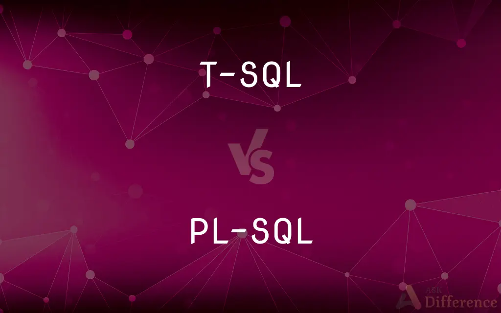 T-SQL vs. PL-SQL — What's the Difference?