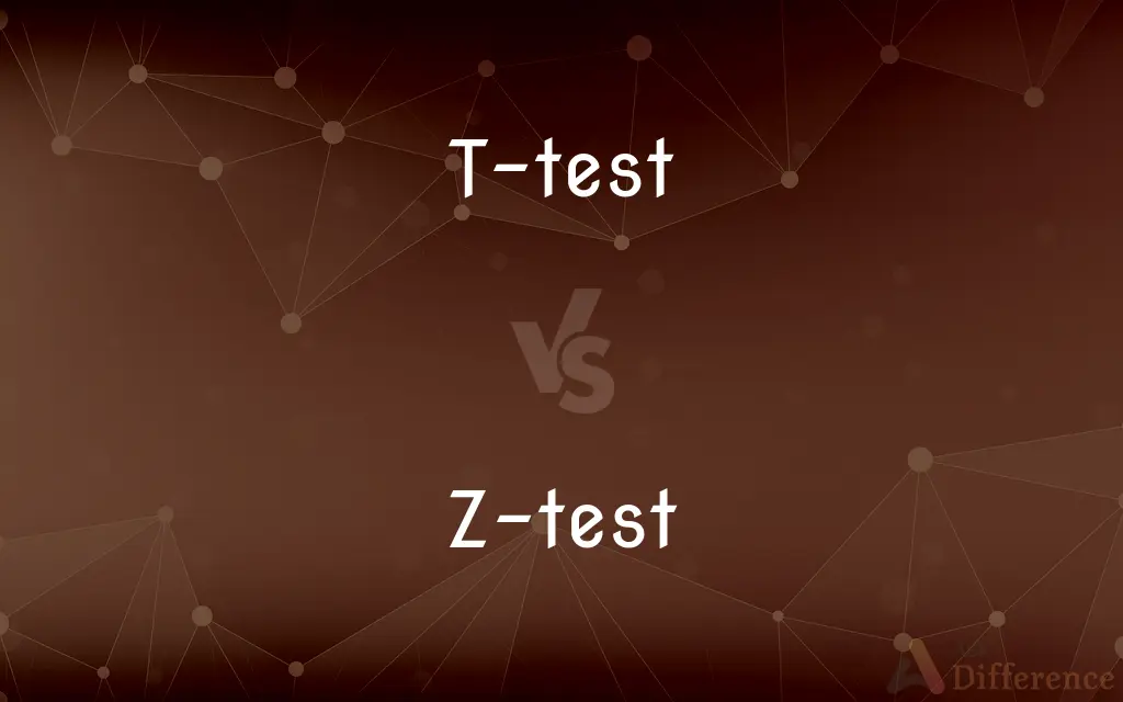 T-Test vs. Z-Test — What's the Difference?
