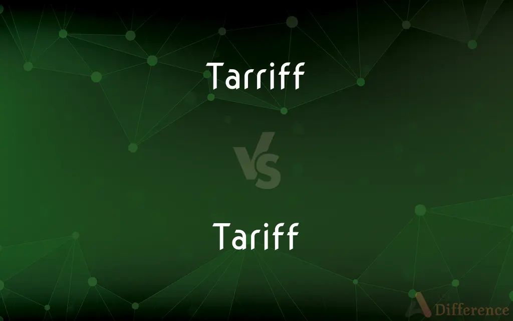 Tarriff vs. Tariff — Which is Correct Spelling?