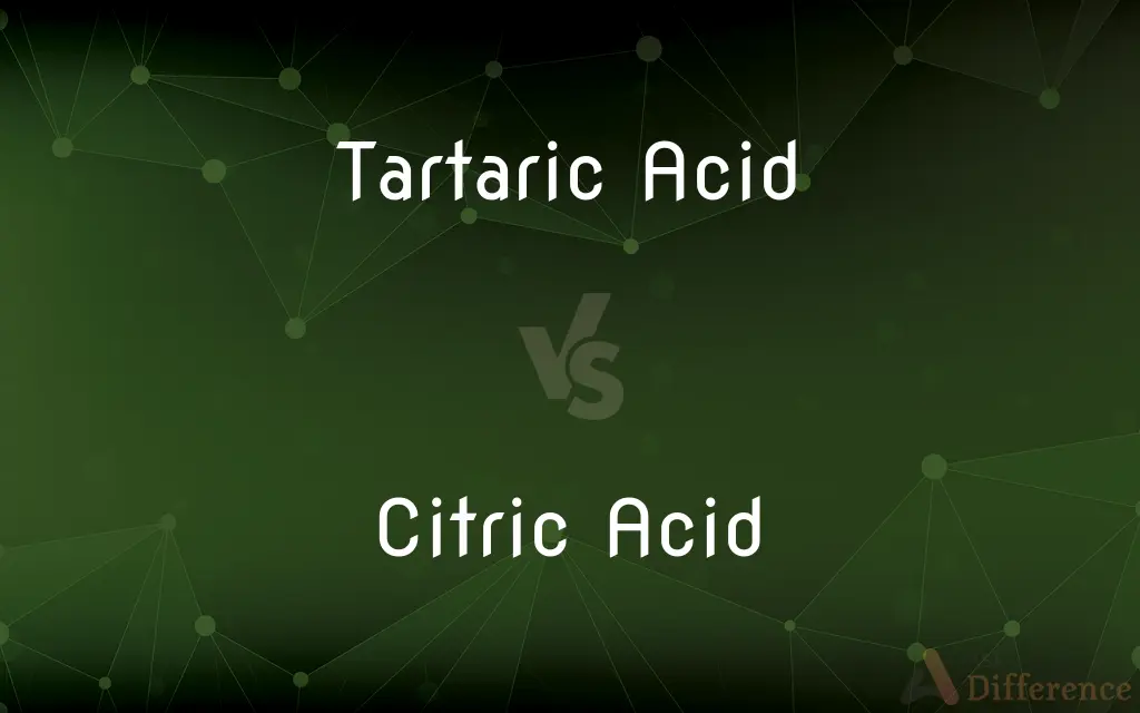 Tartaric Acid vs. Citric Acid — What's the Difference?