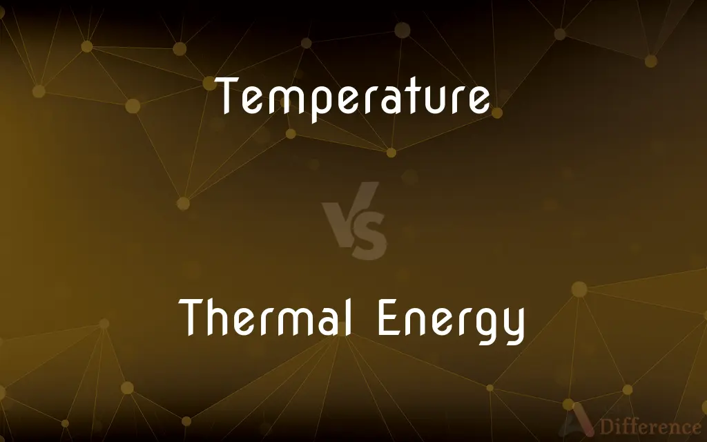 Temperature vs. Thermal Energy — What's the Difference?