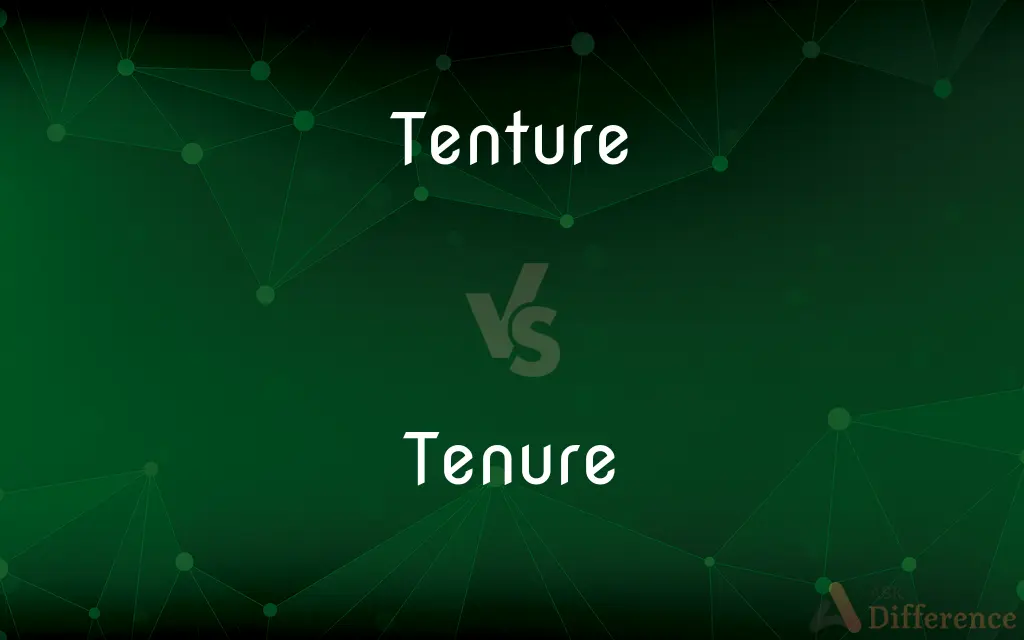 Tenture vs. Tenure — Which is Correct Spelling?