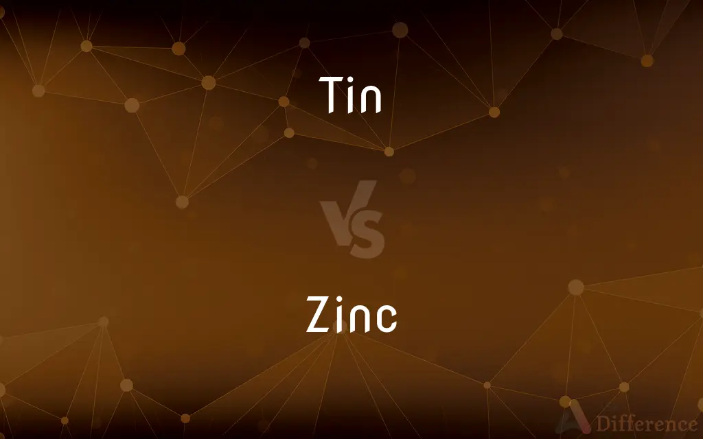 Tin vs. Zinc — What's the Difference?