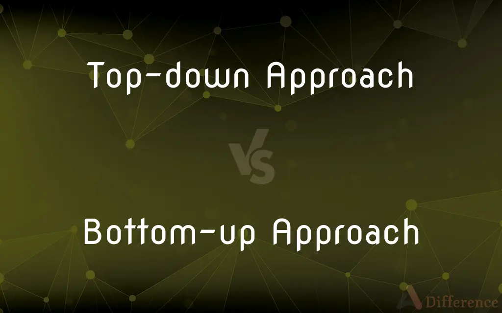 Top-down Approach vs. Bottom-up Approach — What's the Difference?