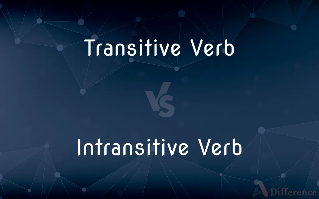 Transitive Verb vs. Intransitive Verb — What's the Difference?