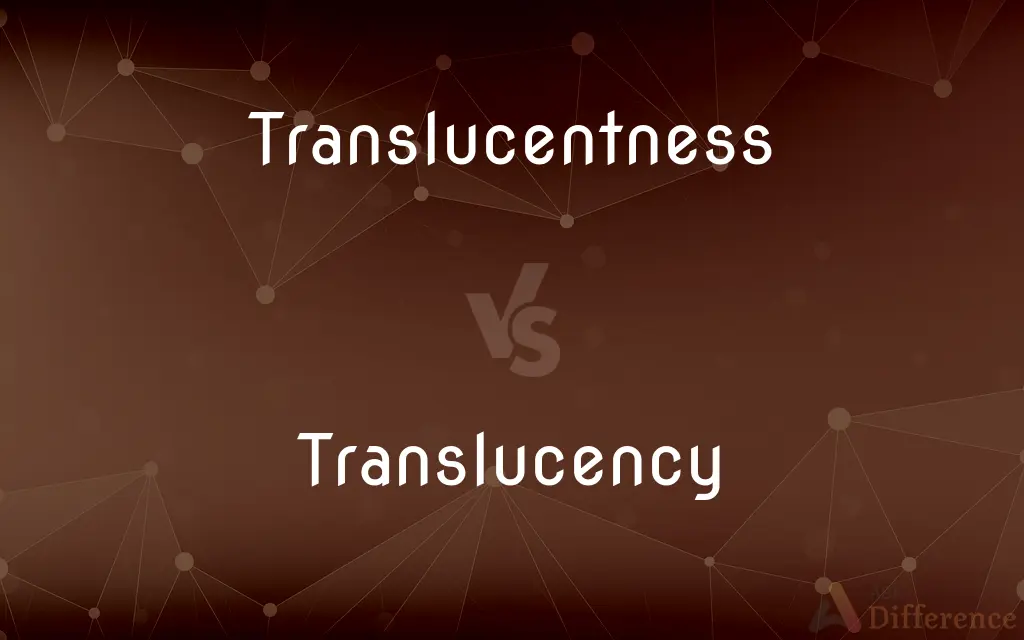 Translucentness vs. Translucency — Which is Correct Spelling?