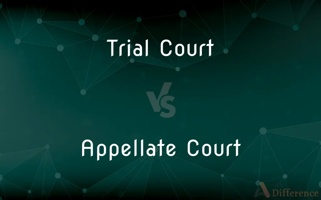 Trial Court vs. Appellate Court — What's the Difference?