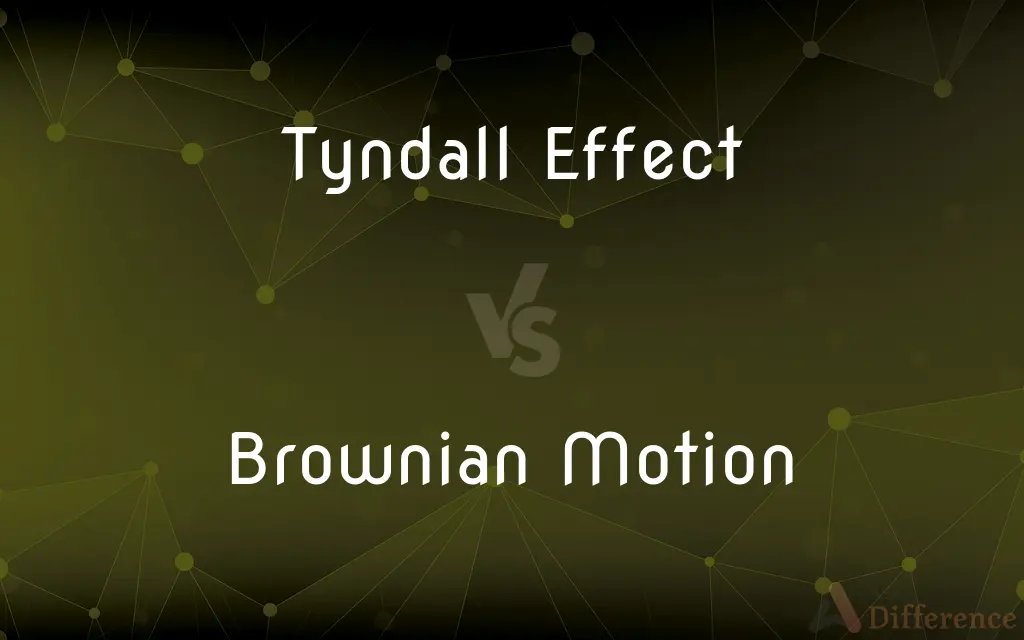 Tyndall Effect vs. Brownian Motion — What's the Difference?