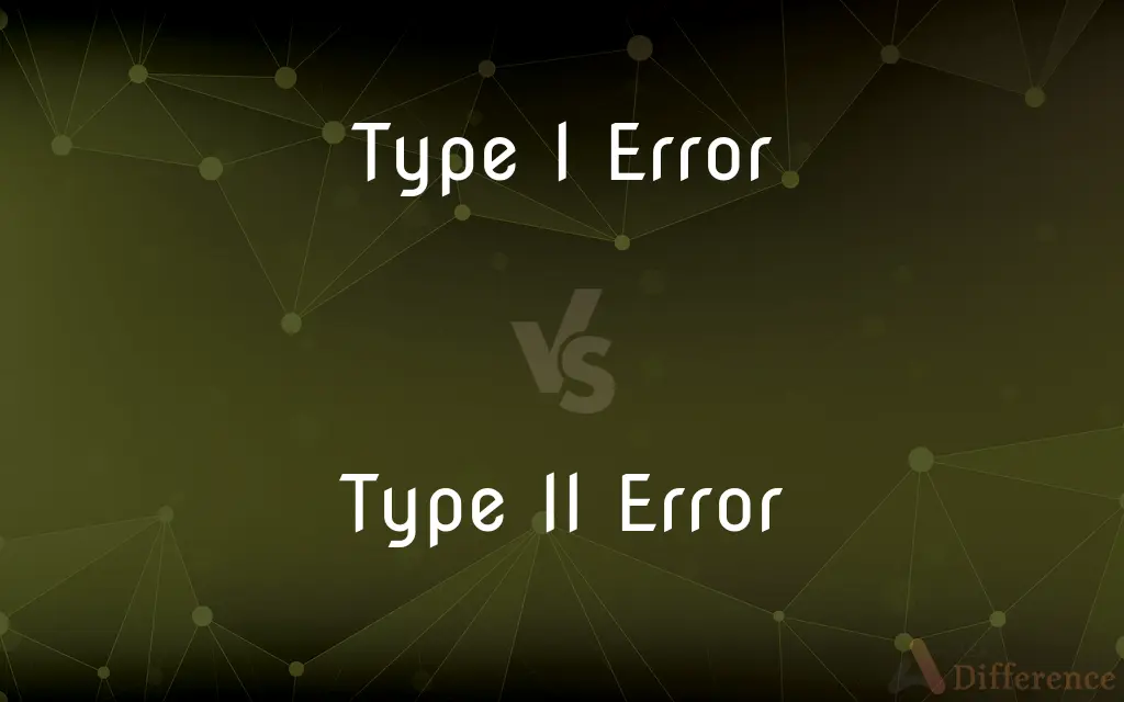 Type I Error vs. Type II Error — What's the Difference?