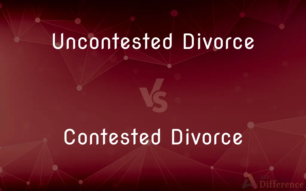 Uncontested Divorce vs. Contested Divorce — What's the Difference?