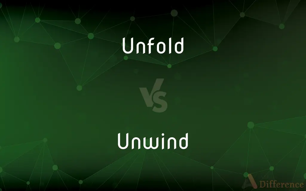 Unfold vs. Unwind — What's the Difference?