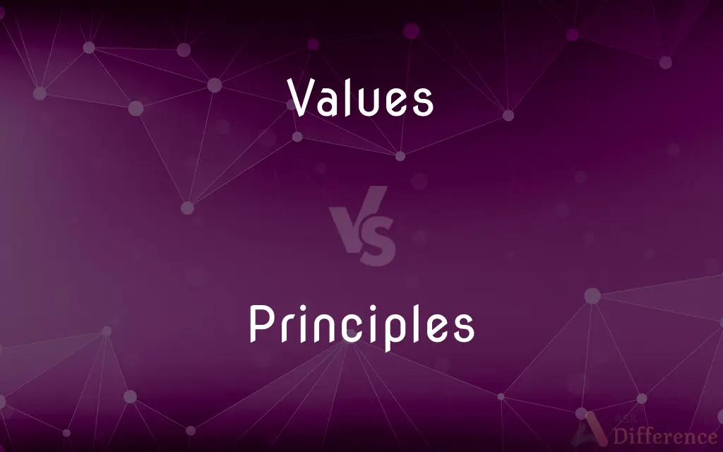 Values vs. Principles — What's the Difference?
