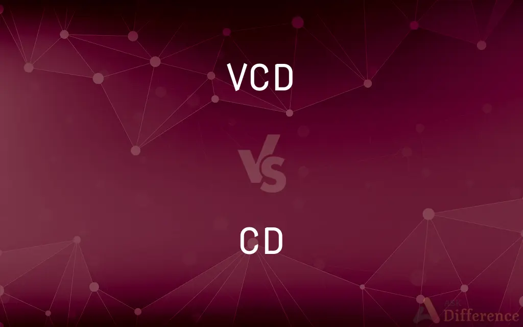 VCD vs. CD — What's the Difference?