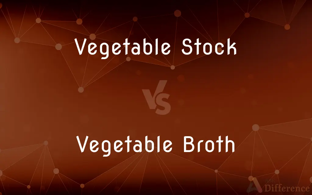 Vegetable Stock vs. Vegetable Broth — What's the Difference?