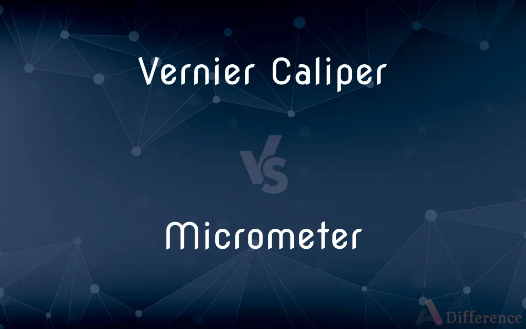 Vernier Caliper vs. Micrometer — What's the Difference?