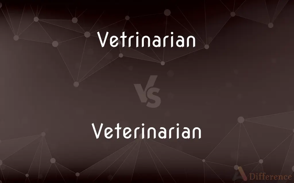Vetrinarian vs. Veterinarian — Which is Correct Spelling?