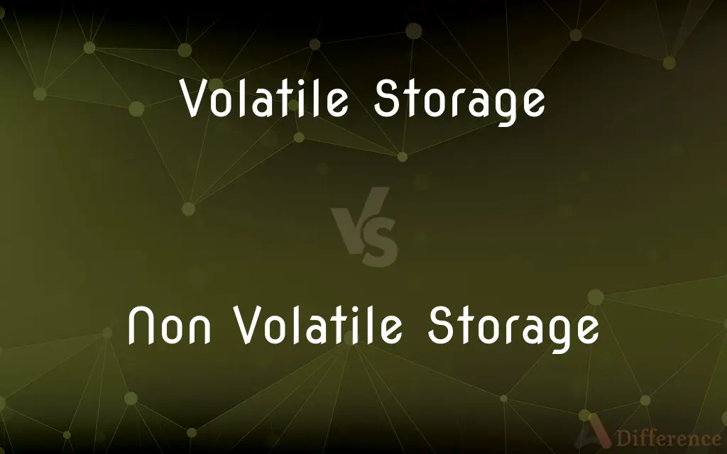 Volatile Storage vs. Non Volatile Storage — What’s the Difference?