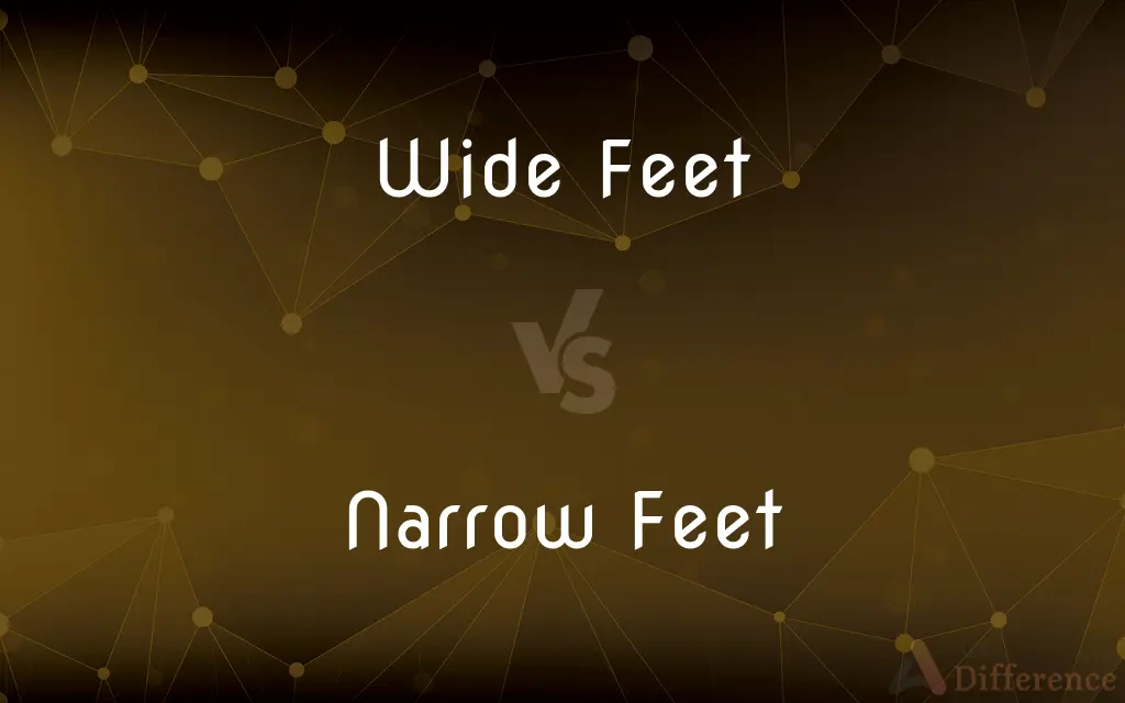Wide Feet vs. Narrow Feet — What's the Difference?
