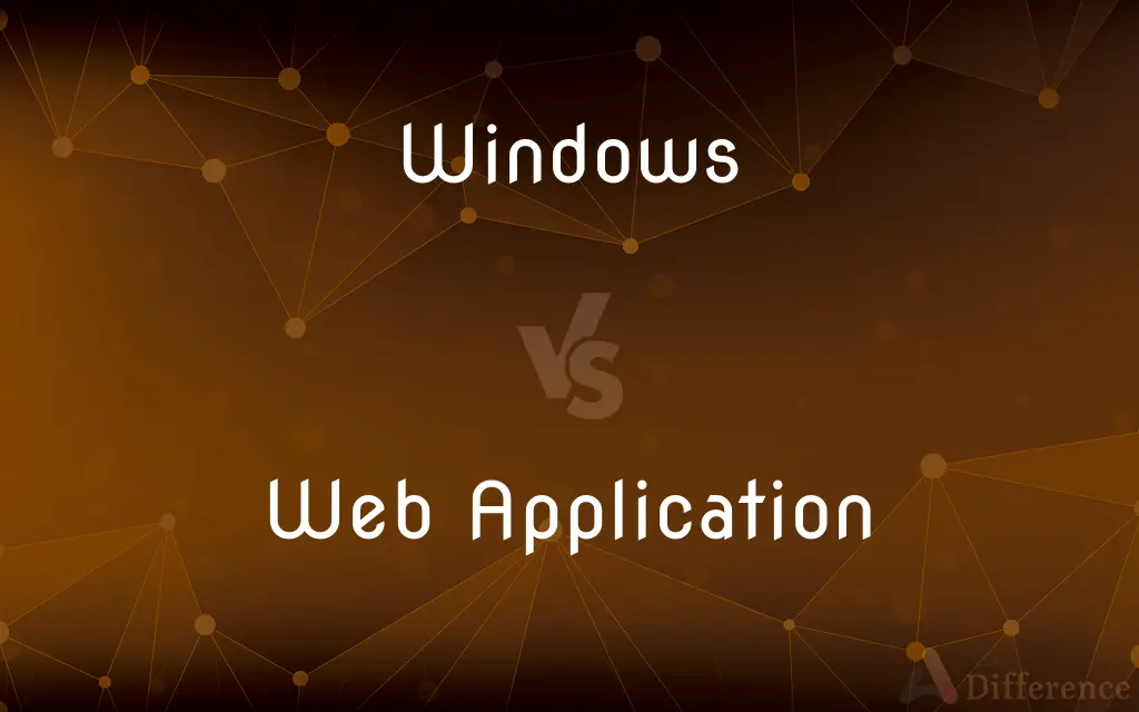 Windows vs. Web Application — What's the Difference?