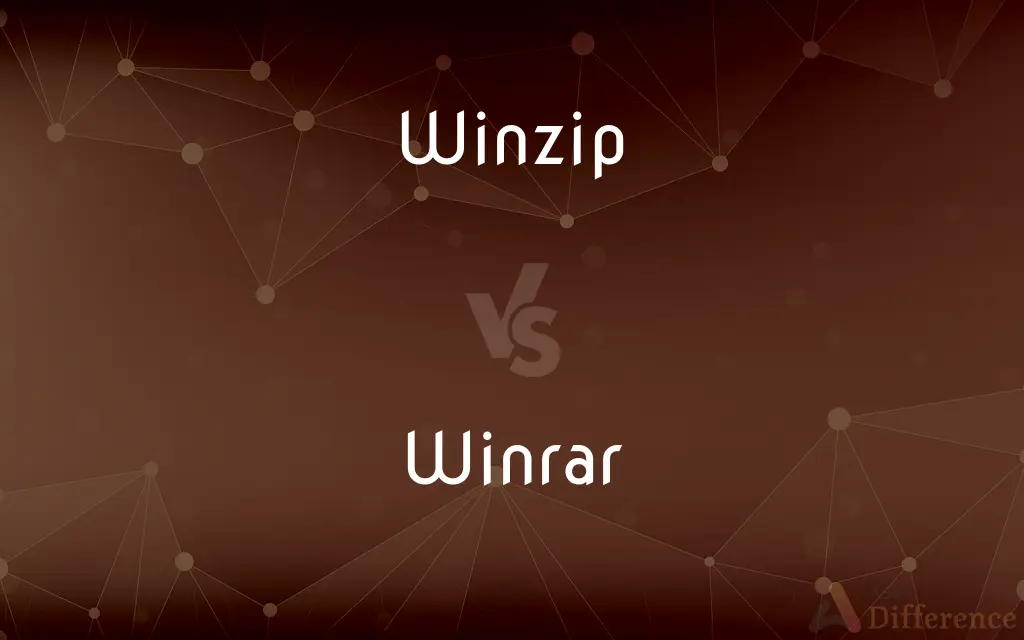 Winzip vs. Winrar — What's the Difference?