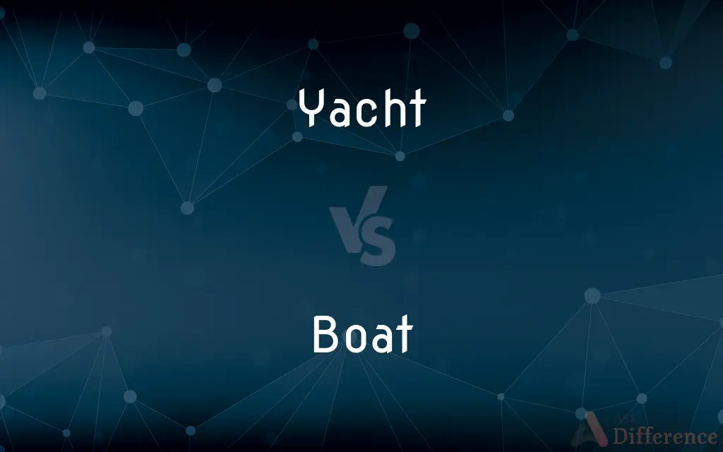 Yacht vs. Boat — What's the Difference?